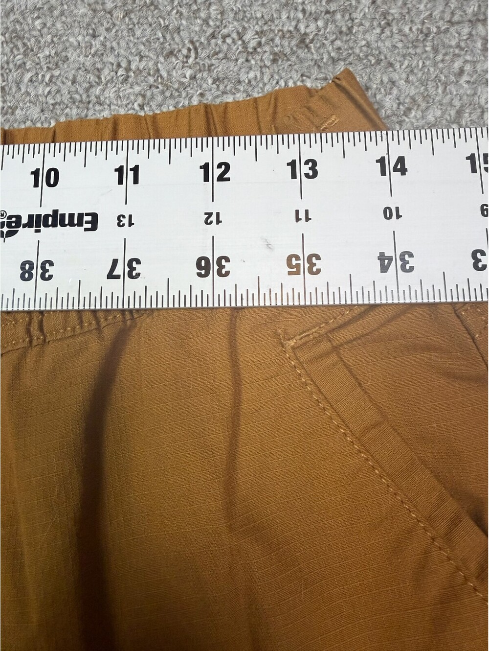 prAna Double Peak Jogger Pants Womens 8 Mustard Brown Stretch Organic Cotton - Picture 5 of 8